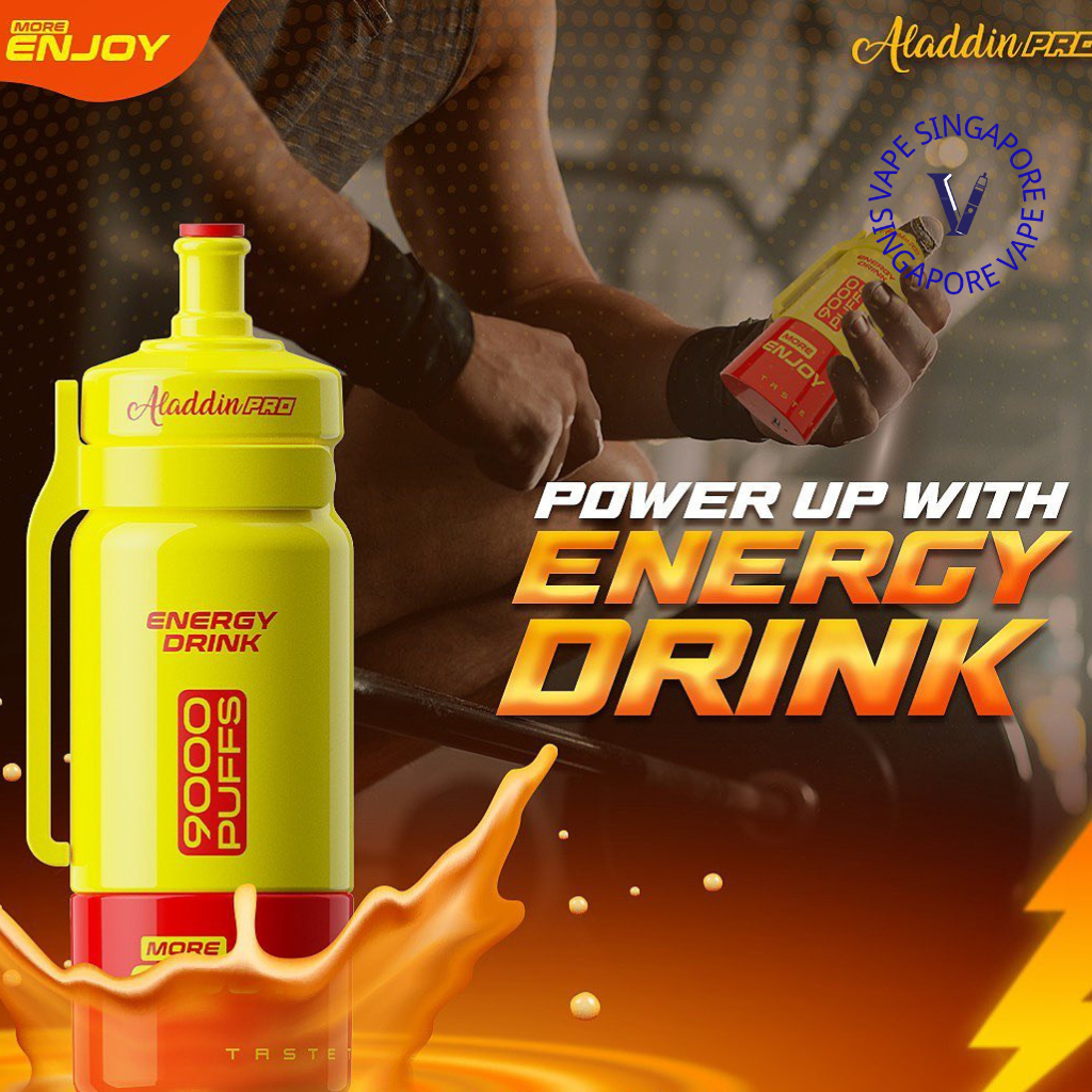 Aladdin Pro More Enjoy 9000 Puff Vape - Vape Singapore SG Vape