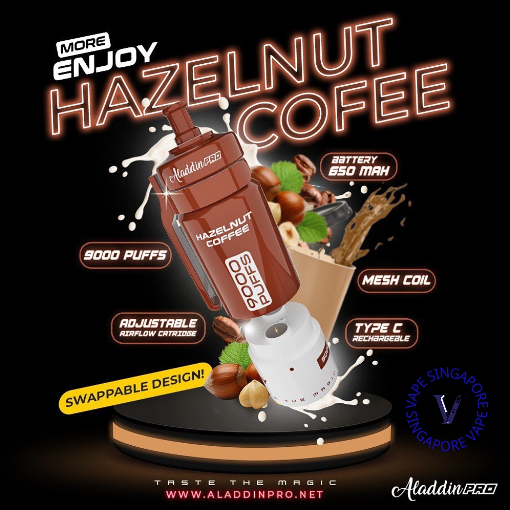 Aladdin Pro More Enjoy 9000 Puff Vape - Vape Singapore SG Vape