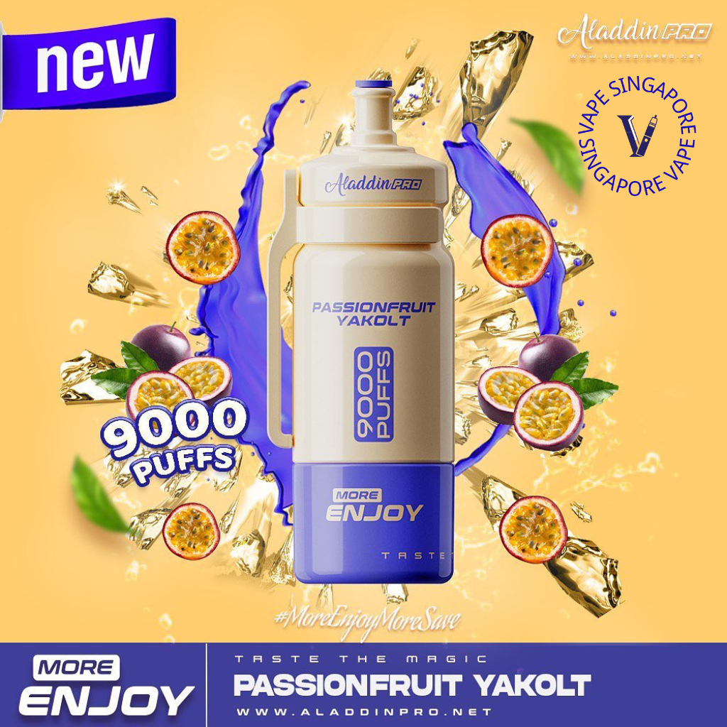 Aladdin Pro More Enjoy 9000 Puff Vape - Vape Singapore SG Vape