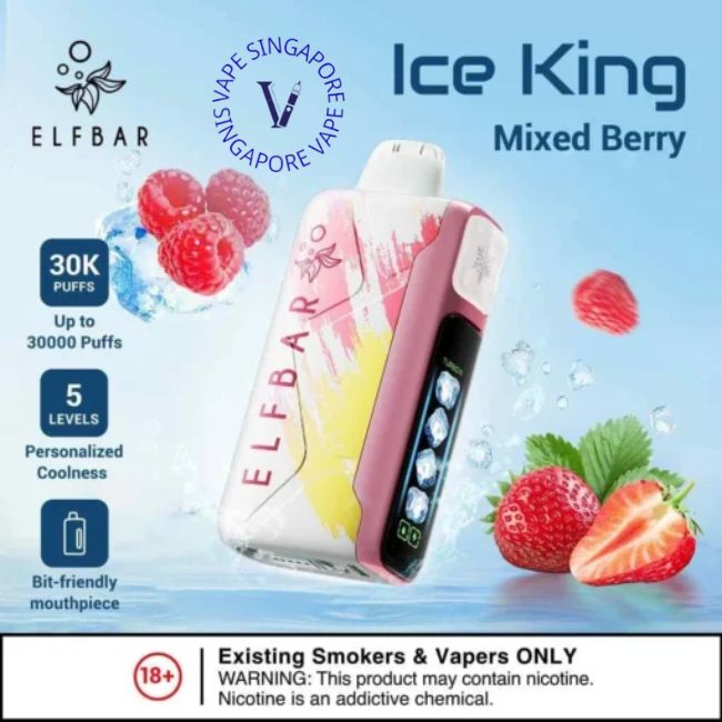 Elfbar Ice King 30000 Puffs - Vape Singapore SG Vape