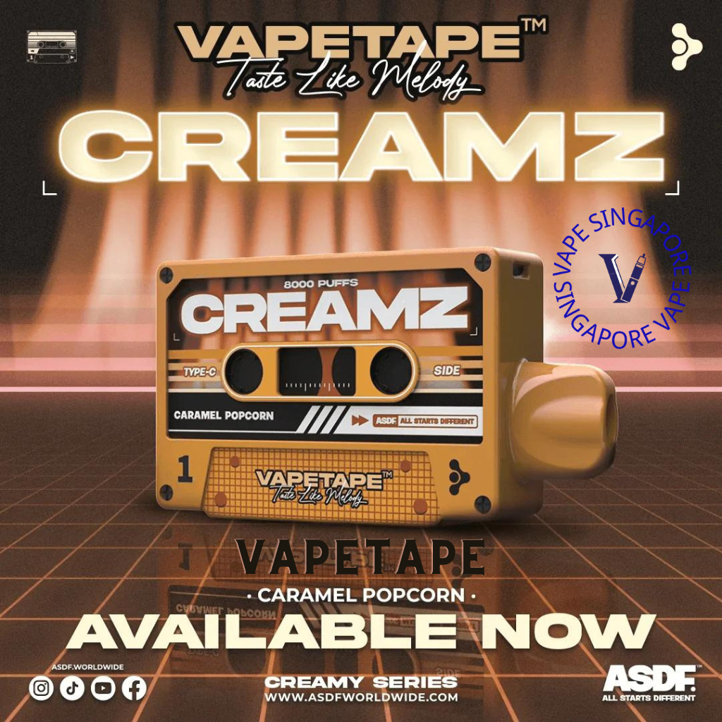 Vape Tape 8000 puff disposable vape - Vape Singapore SG Vape