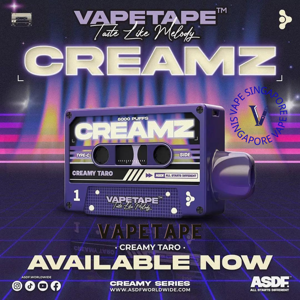 Vape Tape 8000 puff disposable vape - Vape Singapore SG Vape